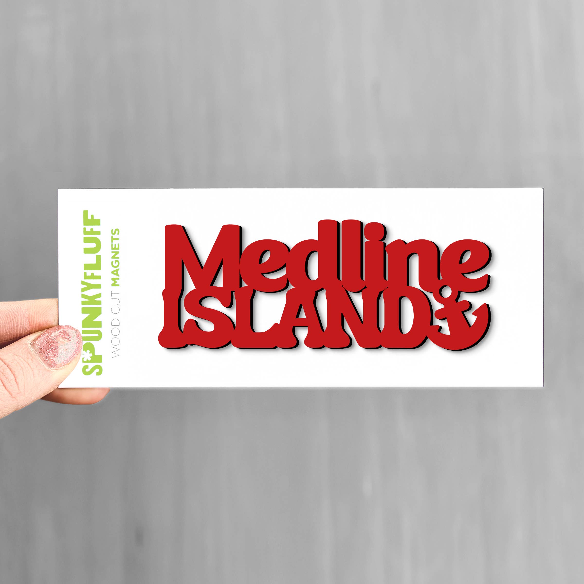 Spunky Fluff - Wholesale Magnet - Custom Tiny Word Magnets & Ornaments Re-Order24