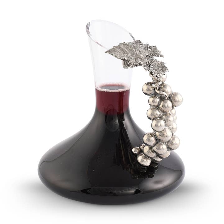 Grape Wine Decanter Small for wholesale by Vagabond House