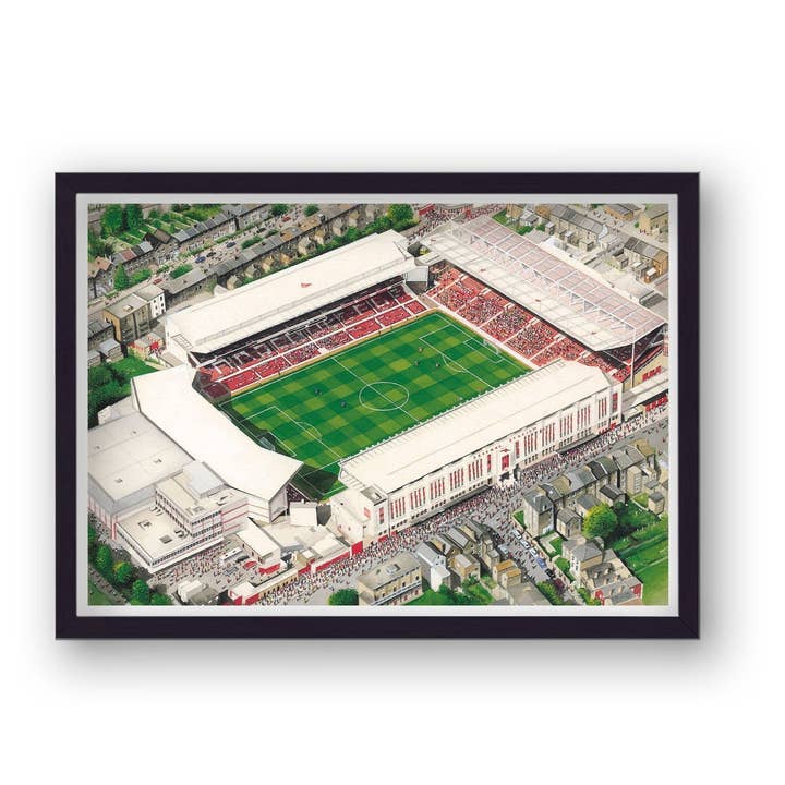 Gallery Print and Art – wholesale Art print – Arsenal FC - Highbury - Football Stadium Art - Vintage0
