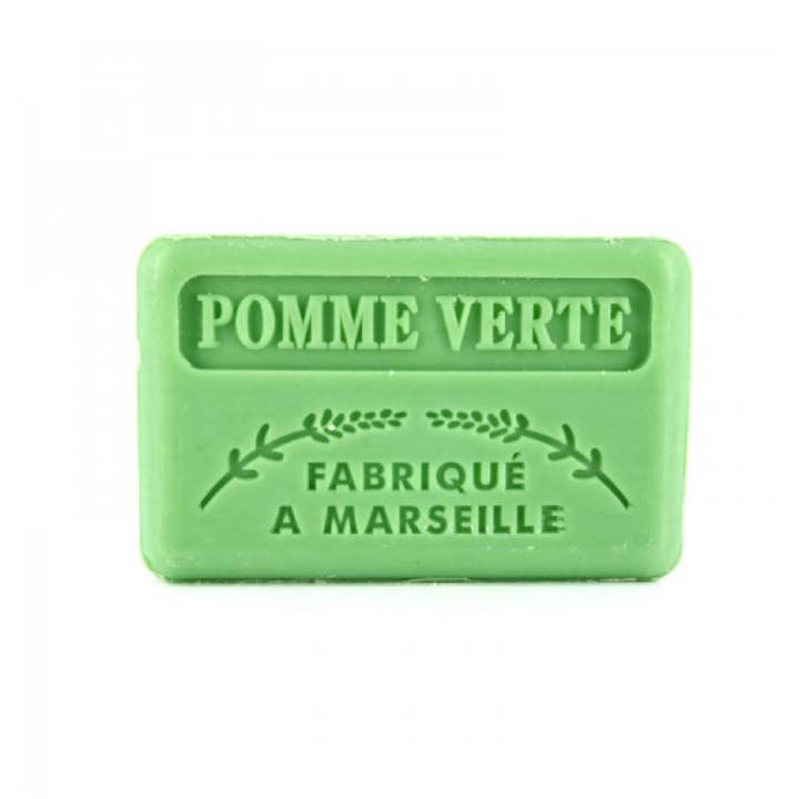 Green Apple - French soap with organic shea butter 125g for wholesale by Au Savon de Marseille