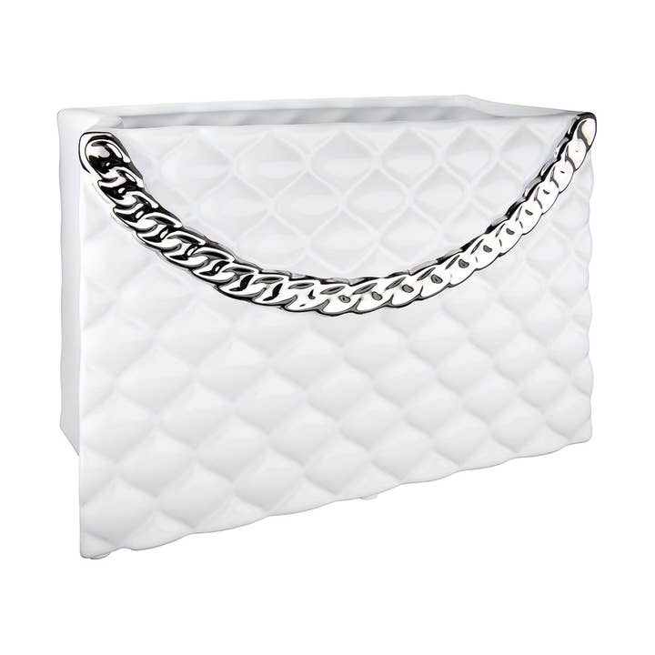 Rome vase handbag H.20 cm for wholesale by Gilde Handwerk Macrander GmbH & Co. KG