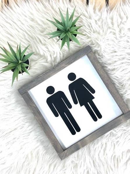 Personnes de la salle de bain pour la vente par Wooden Arrow Designs