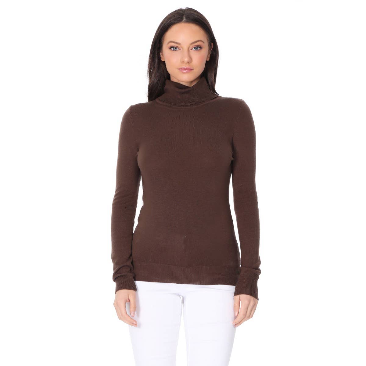 Mak – wholesale Knitted jumper – Women′s – Women's Long Sleeve Turtleneck Pullover Sweater MK334919