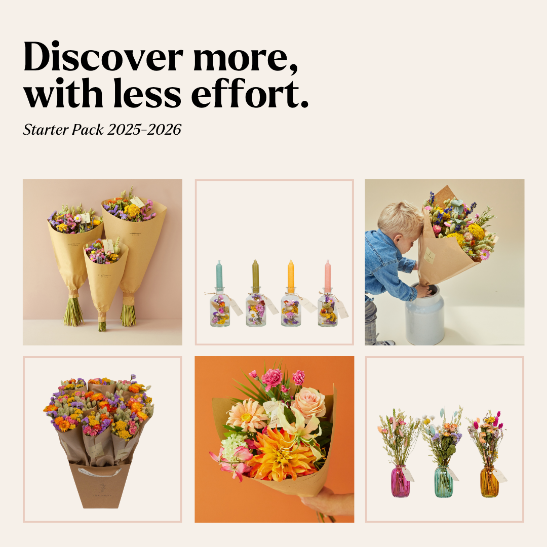 Wildflowers by Floriette - Wholesale Dried/Pressed Flowers - Starter Package – Floriette Bestsellers0