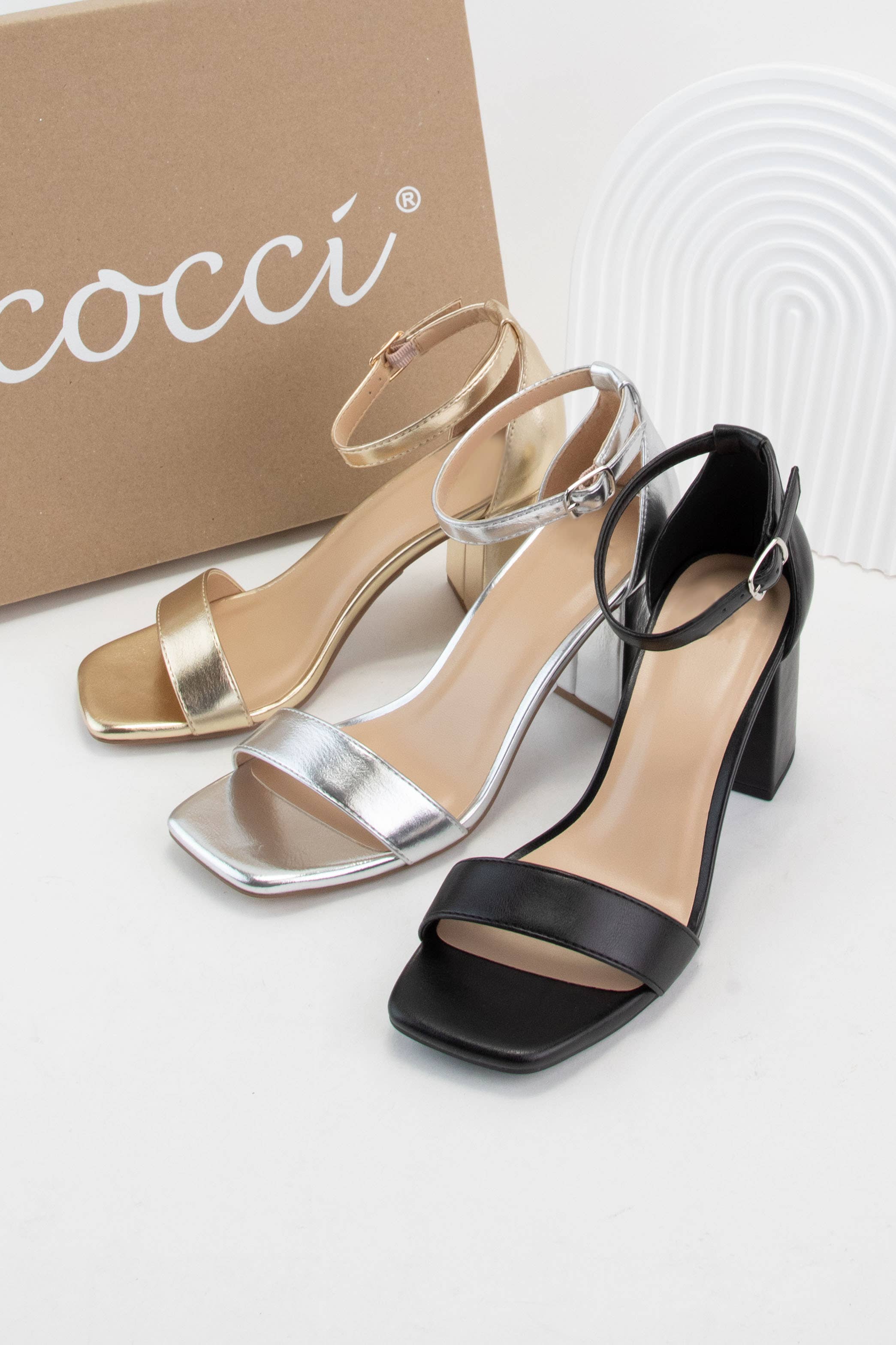 CCOCCI – wholesale High heels – Women’s – LARCH OPEN TOE ANKLE WRAP BLOCK PUMPS7