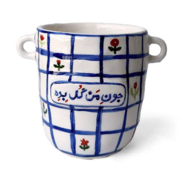 Handmålad keramikvas för wholesale av Lozee