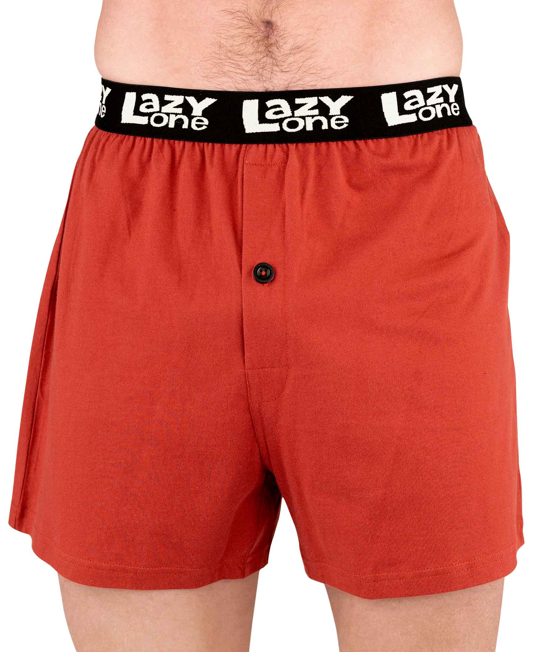 Lazy One - Wholesale Underwear - Men's - Pull My Finger Red Boxer3