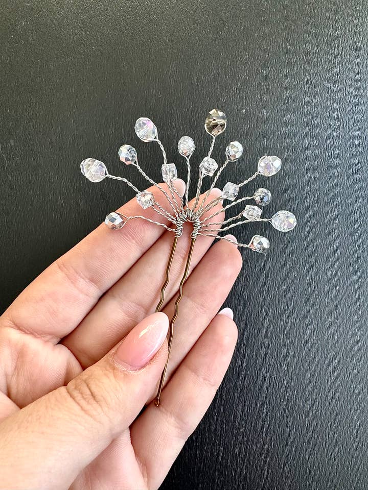 Braut-Haarpin mit Fächerdesign für den Großhandel von N.Joya byCori