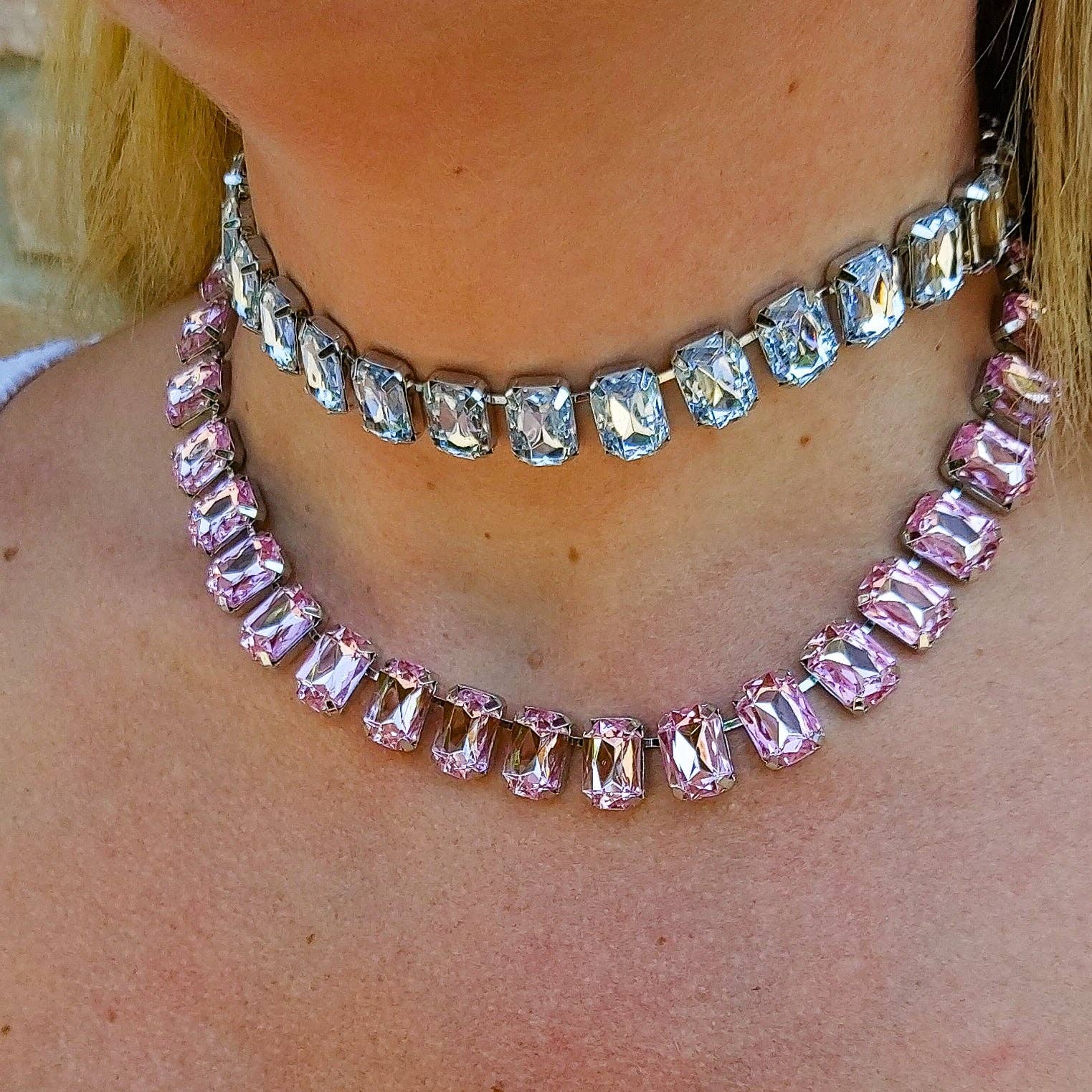 Daemon srls - Wholesale Choker/Collar - MARGOT choker con pietre sfaccettate - LUCE COLLECTION27