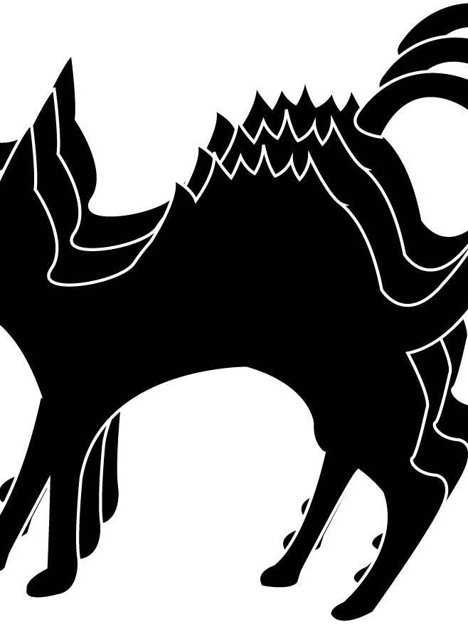 Small Single Color Cut-Out - Cat for wholesale by Creative Shapes Etc.