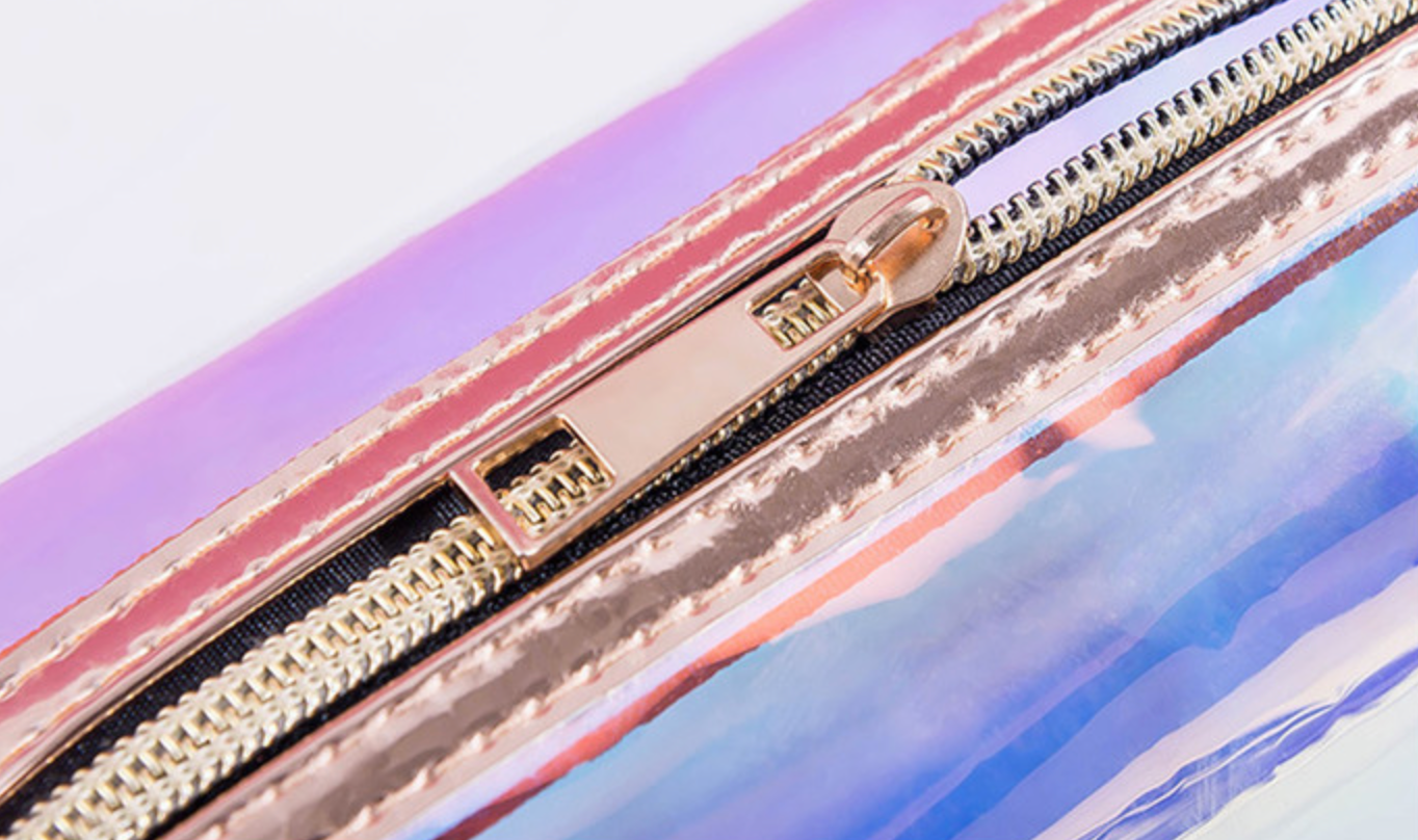 MELODY FAYE - Wholesale Makeup/Cosmetic Bag - Bridesmaid Personalized Clear Makeup Bag2