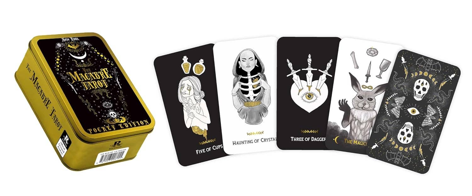 Cardshouse - Wholesale Tarot Cards - Macabre Tarot Pocket Tin Edition Rockpool Publishing1