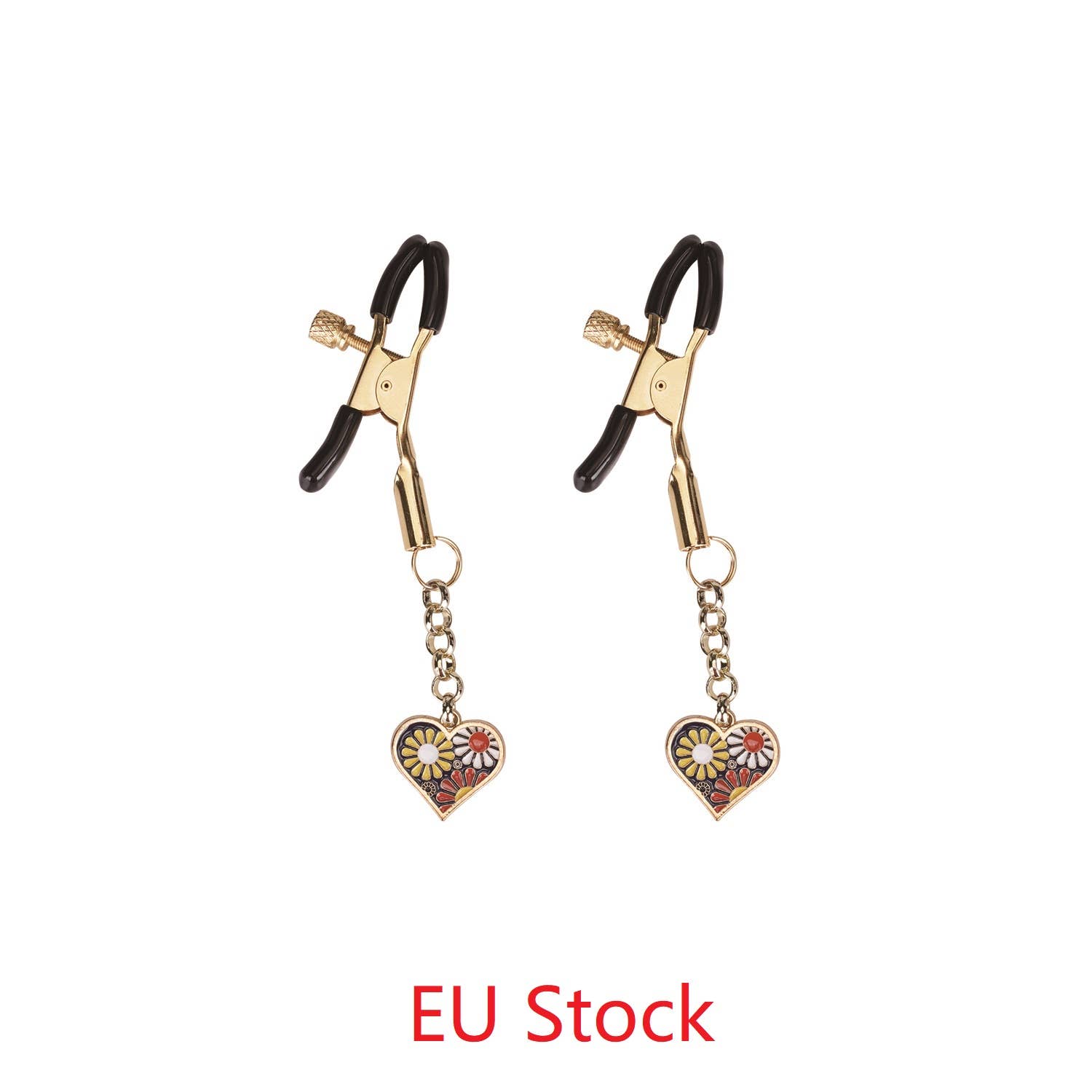 Liebe Seele - Wholesale Sex Toy - Gold Nipple Clamps (Two Pieces A Set)9