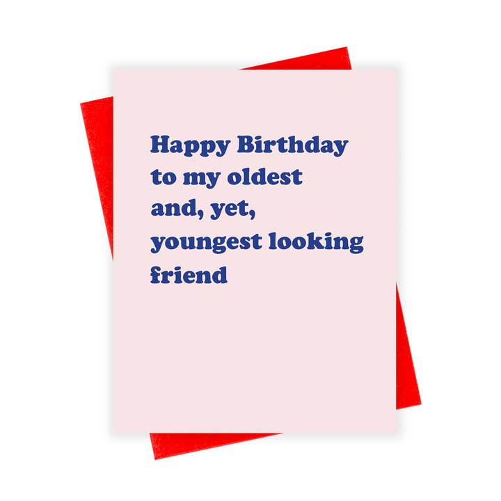 HBD Oldest Youngest Card for wholesale by xou