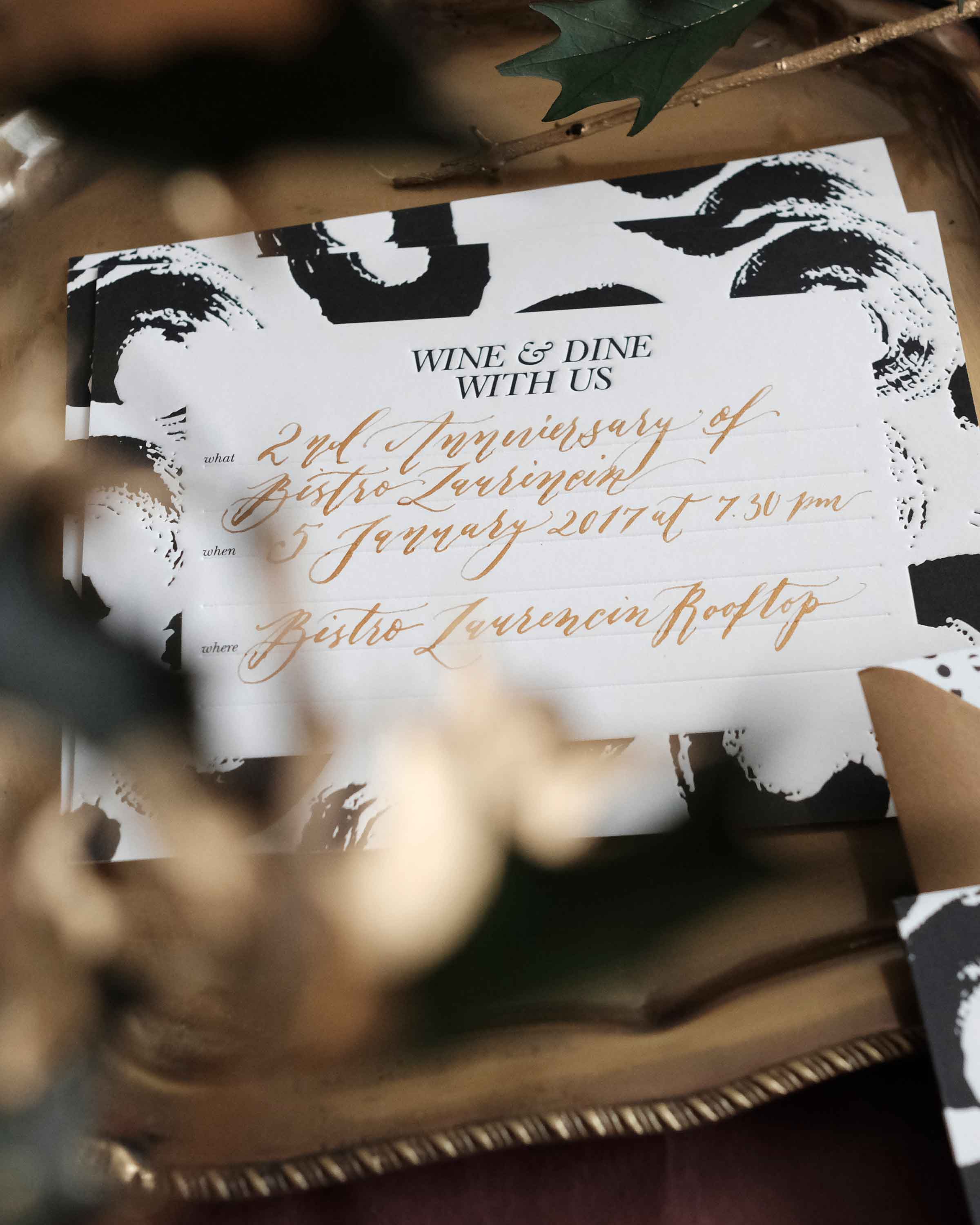 Paper Provision - Wholesale Invitations - Wine & Dine Invitations Set of 82