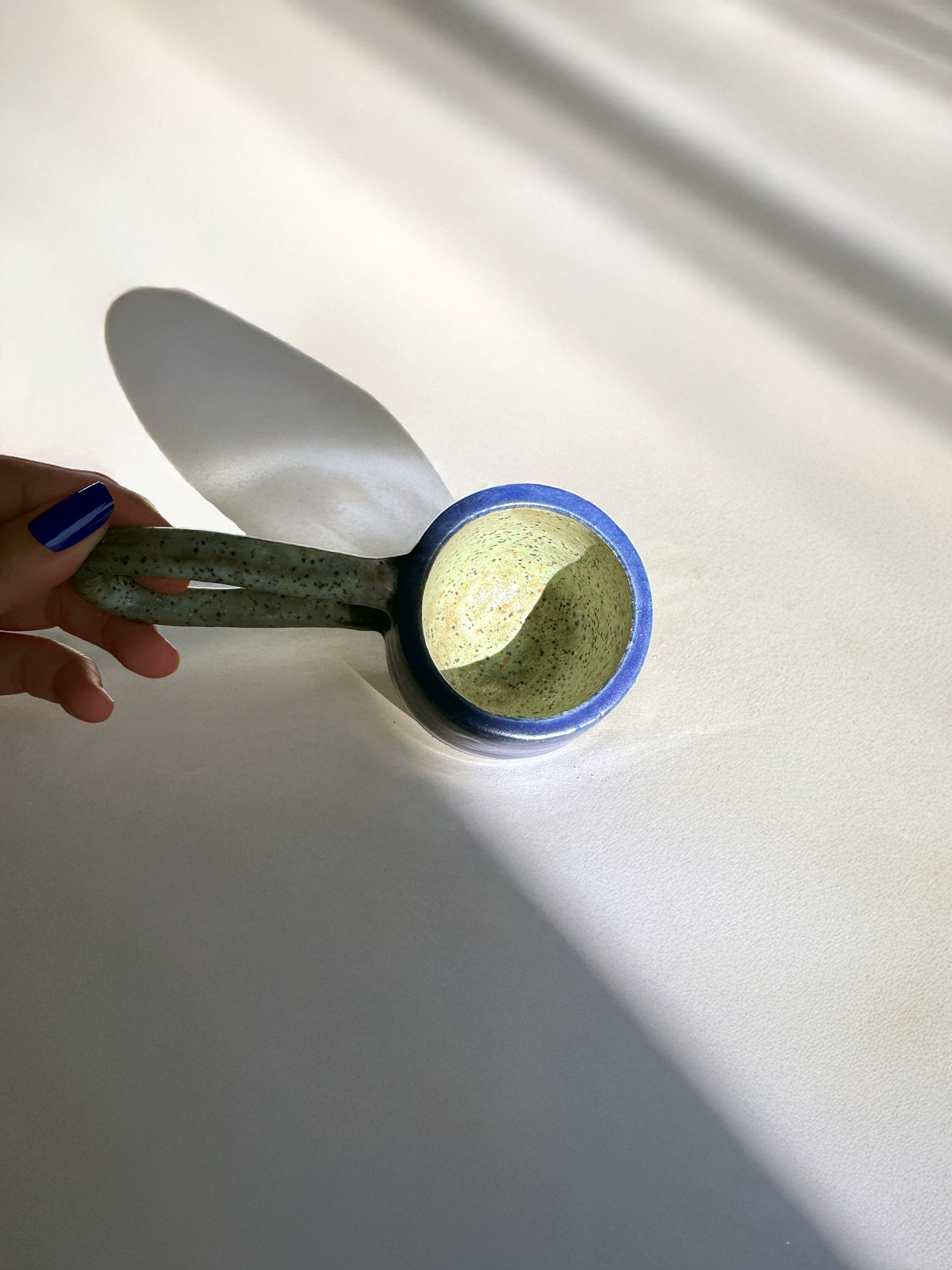 Holydirtstudio.com - Wholesale Coffee Mug - Handmade Ceramic Long Handle Espresso Mug, Artisan Pottery4