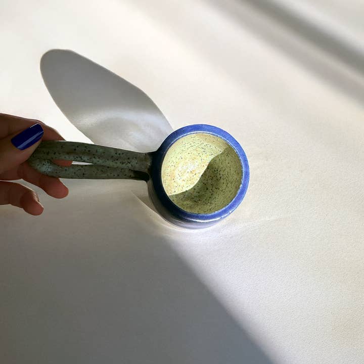 Holydirtstudio.com - Wholesale Coffee Mug - Handmade Ceramic Long Handle Espresso Mug, Artisan Pottery4