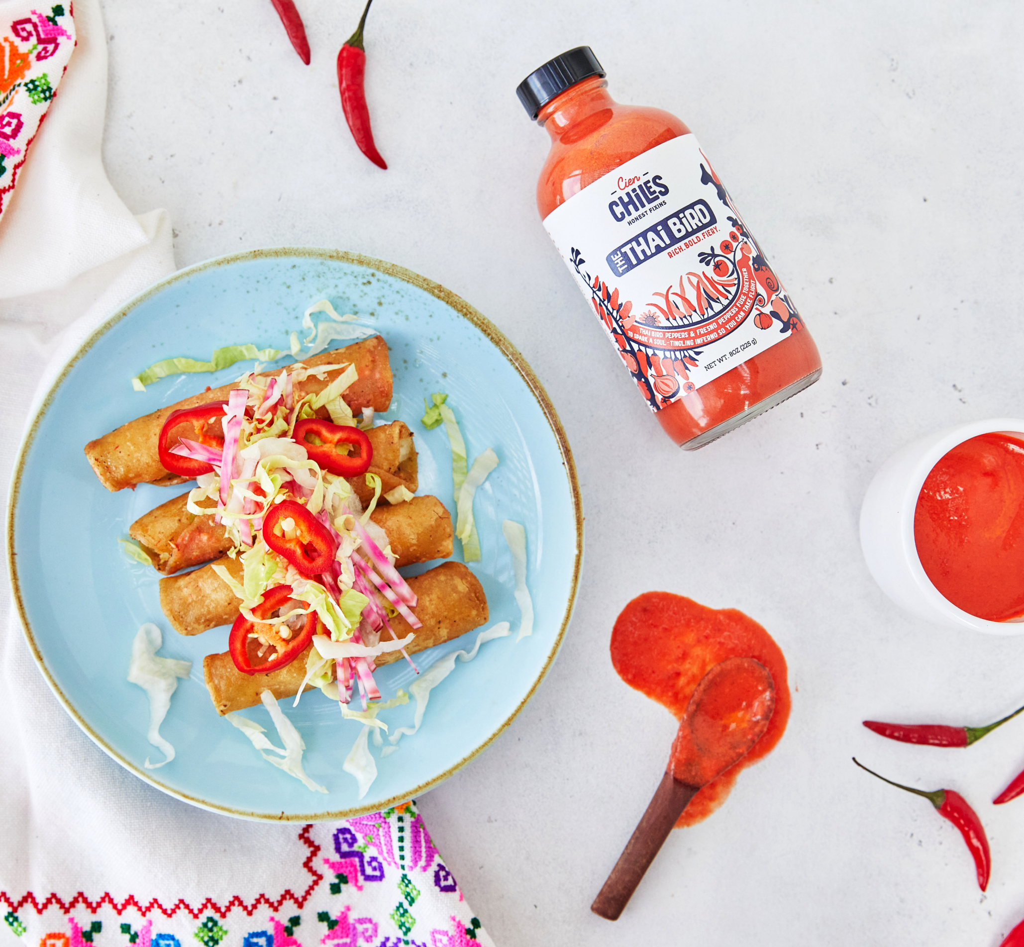 Cien Chiles - Wholesale Hot Sauce - The Thai Bird6