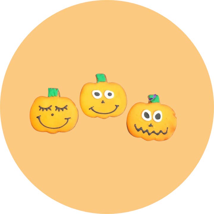 Bakery Dog - Wholesale Pet treats – Dog - Pumpkin Faces Dog Cookies