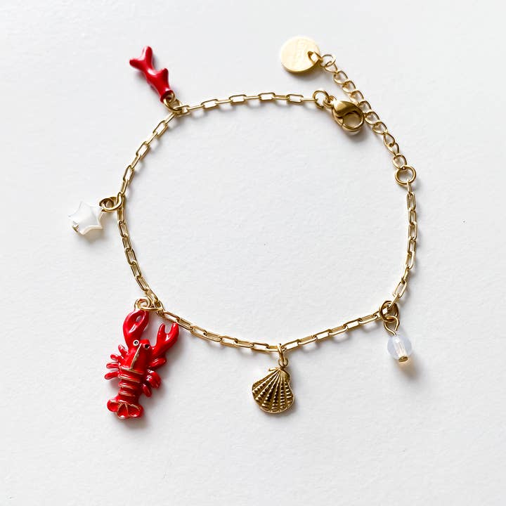 Sophie at the beach charm bracelet for wholesale by LITCHI