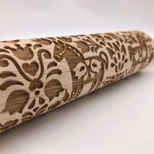 Dala Horse Embossed Rolling Pin – For Bakers And Potters and other Purchase Wholesale baker. Free Returns & Net 60 Terms on Faire trending on Faire.