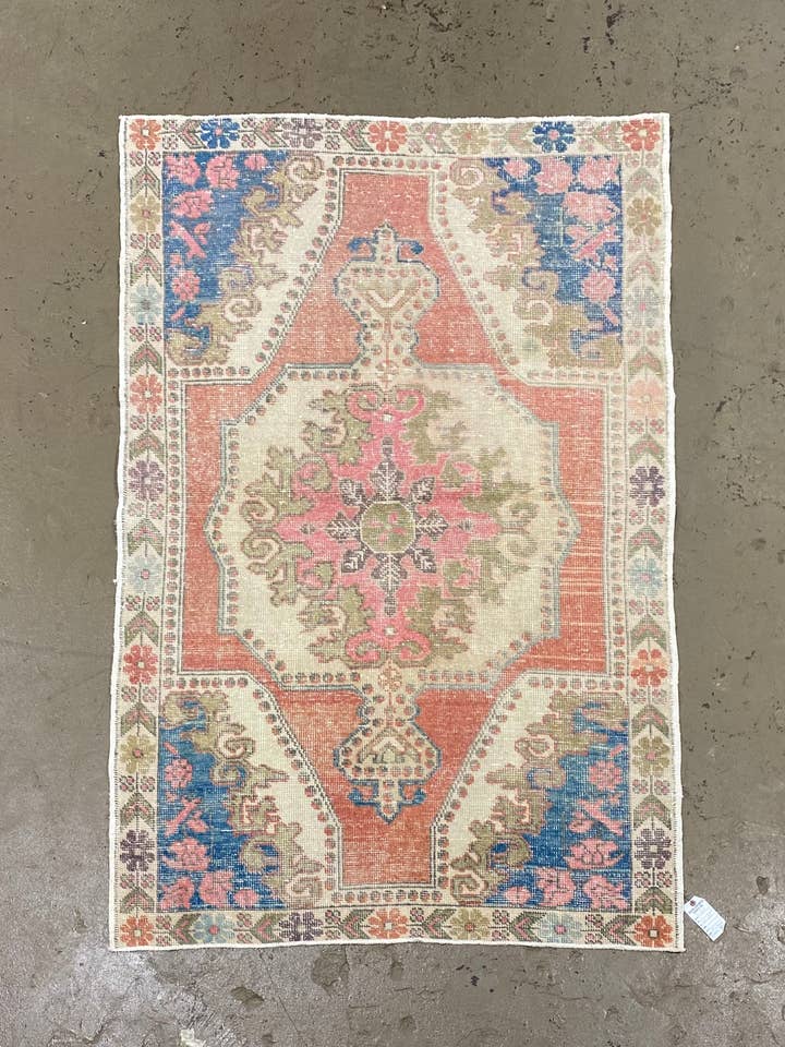 Vintage Turkse Vloerkleed | 4.5 x 6.9 voor wholesale door Vintage Loomz