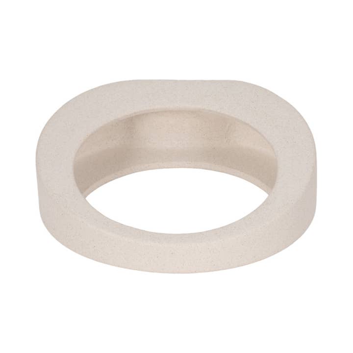 Sagebrook Home - Wholesale Decorative Tabletop Object - White 8 in. Stoneware Novelty Sand Glaze Loop Sculpture