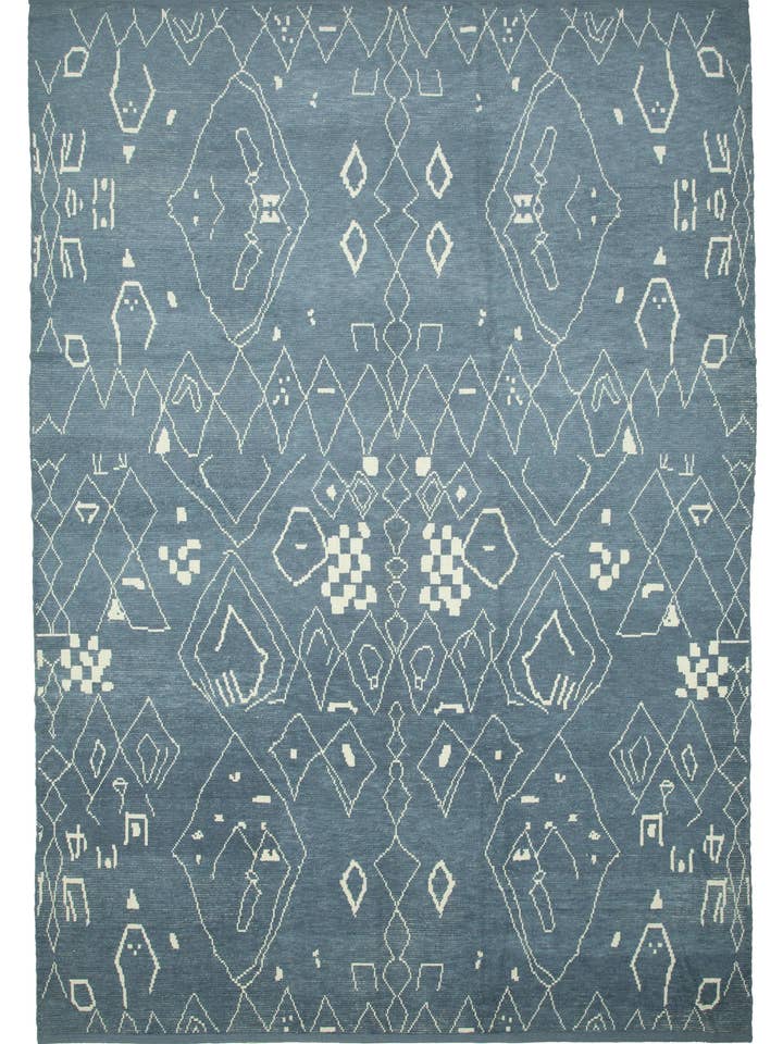 10x14 Grey Moroccan Rug - 35759 for wholesale by RUG N CARPET