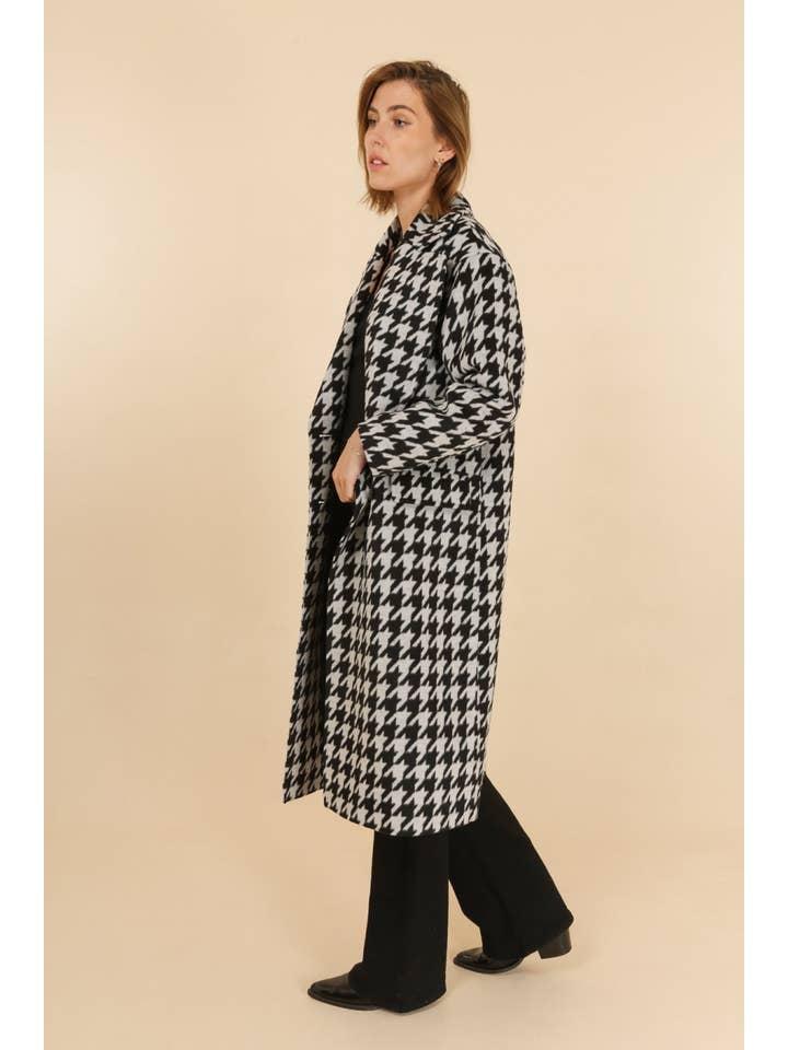 Attentif Paris – wholesale Rock - Dam – Houndstooth-mönstrad kappa6