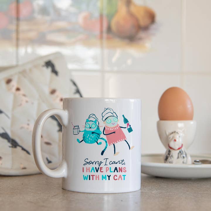 Mug Plans avec mon chat pour la vente par Manta Makes