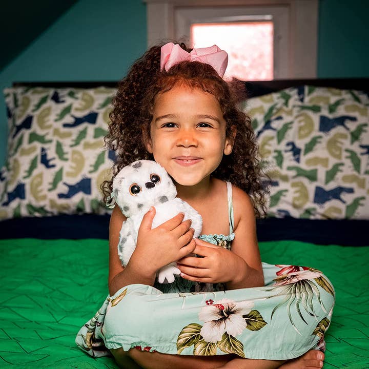 Jolitee Kids - Vendita all'ingrosso Peluche - Bambini e neonati - Giocattolo di peluche realistico di gufo delle nevi Hedda Owl bianco/grigio.3