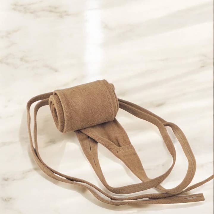 ITALIAN'S LEATHER - Wholesale Belt - Women's - Judit Suede Sash Belt 220723