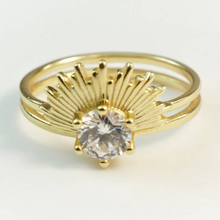 Bague Soleil Or pour la vente par Diat