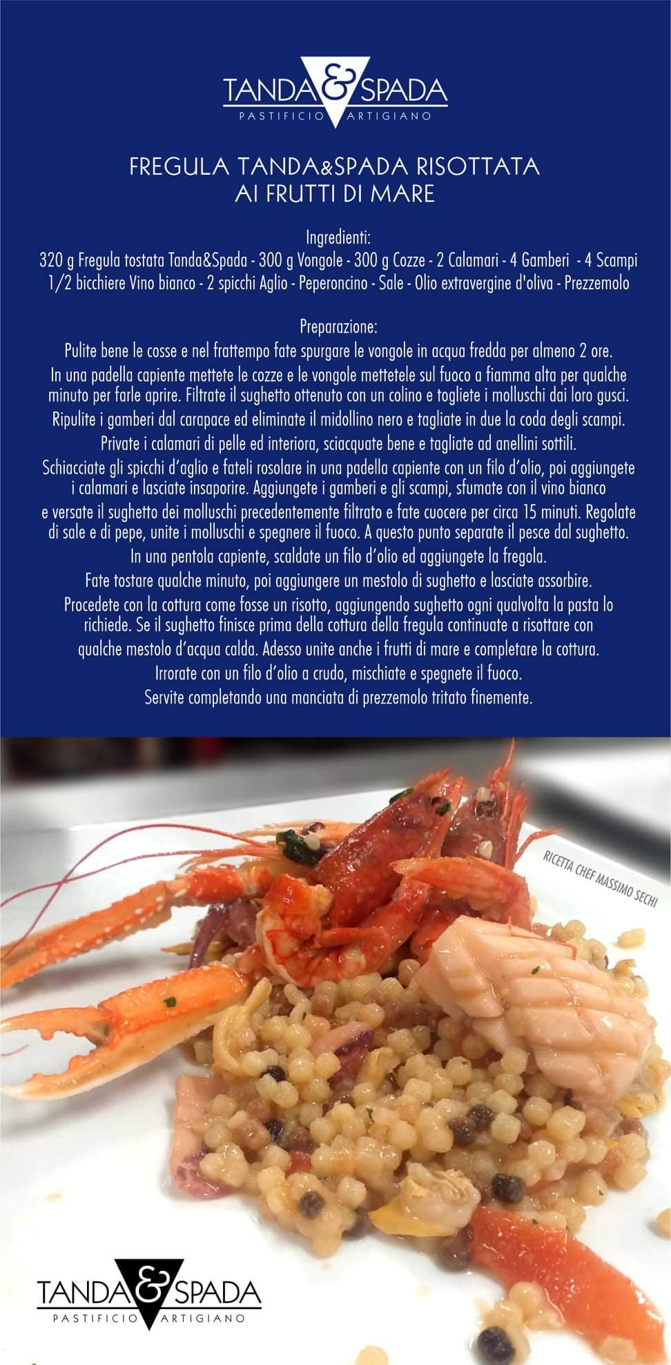 Pastificio Tanda e Spada - Wholesale Pasta - Fine Toasted Sardinian Fregula - 500 g3