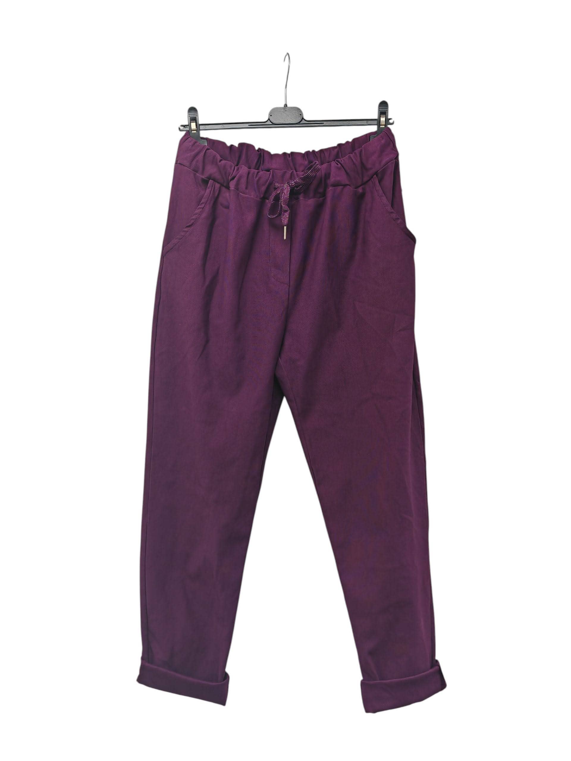 Superbia – Engroshandel Bukser - Dame – Premium bomuldsrige strækbare magiske bukser - Én størrelse UK 10-2037