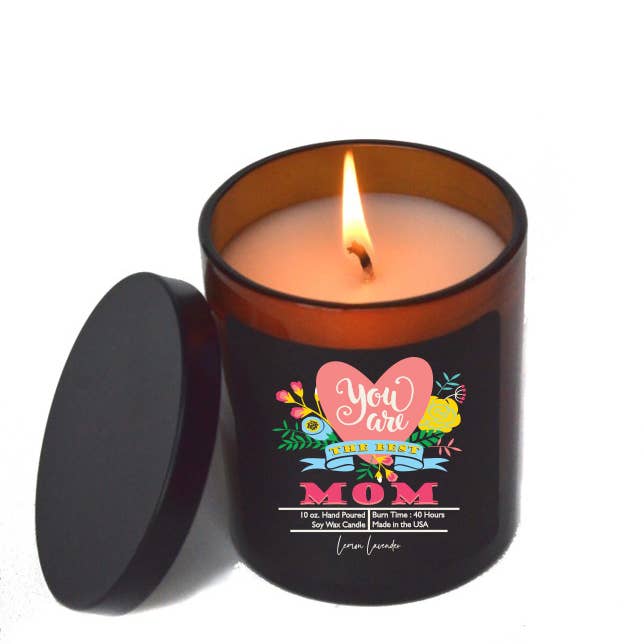 You are the Best Mom - Mothers Day Soy Candle - Spring Decor for wholesale by Driftless Studios