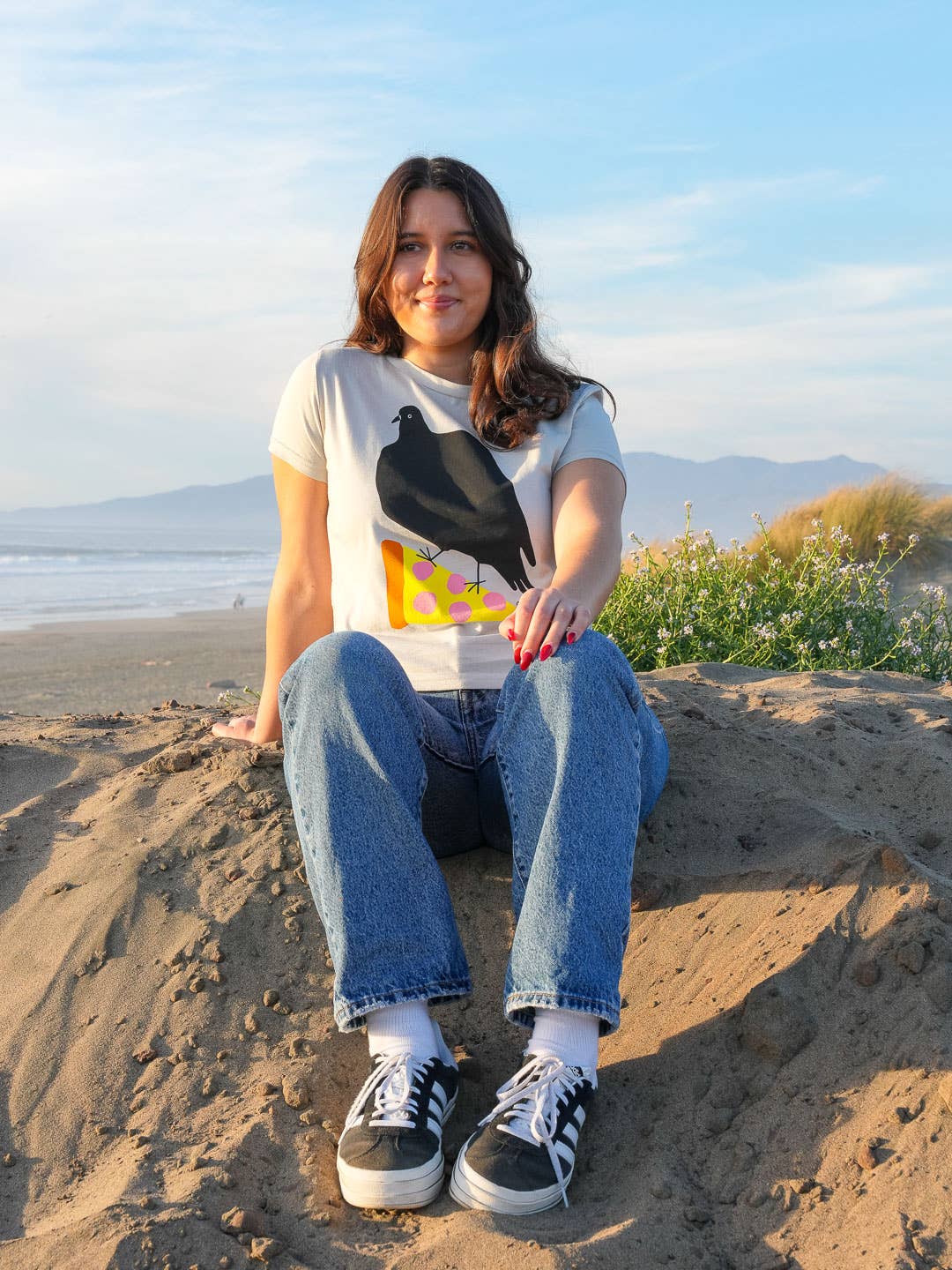 Culk - Wholesale Screen Printed T-Shirt - Women's - Pizza Pigeon Women's Tee7