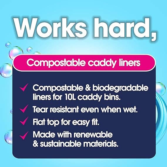 EcoVibe - Wholesale Rubbish can/Rubbish bin - EcoZone Small Bin Bags (Compostable, 22 bags per roll)3