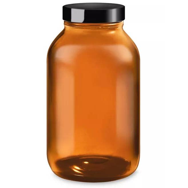 LA Herb - Wholesale Jar - Amber Glass Jar with Lid