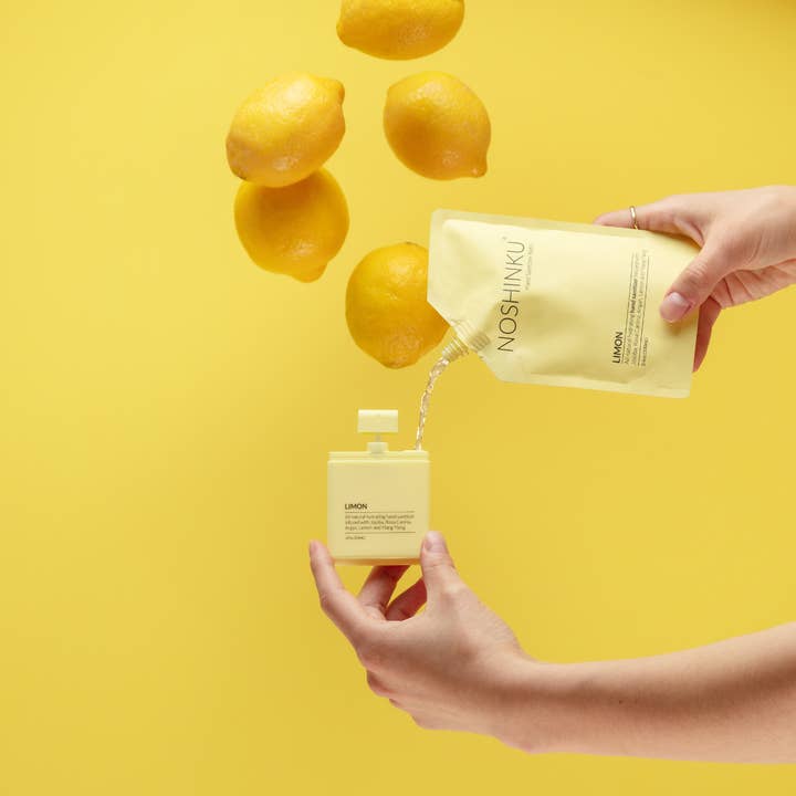 Noshinku - Wholesale Hand Sanitizer - Refillable Lemon Ylang-Ylang Moisturizing Pocket Sanitizer