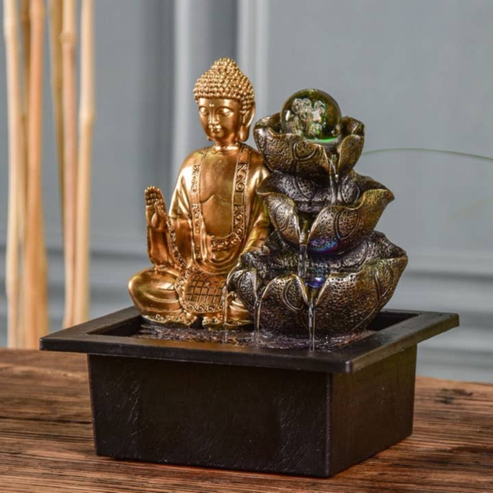 Zen'Arome - Wholesale Christmas Decoration - Arya Indoor Decorative Fountain with LED Lighting
