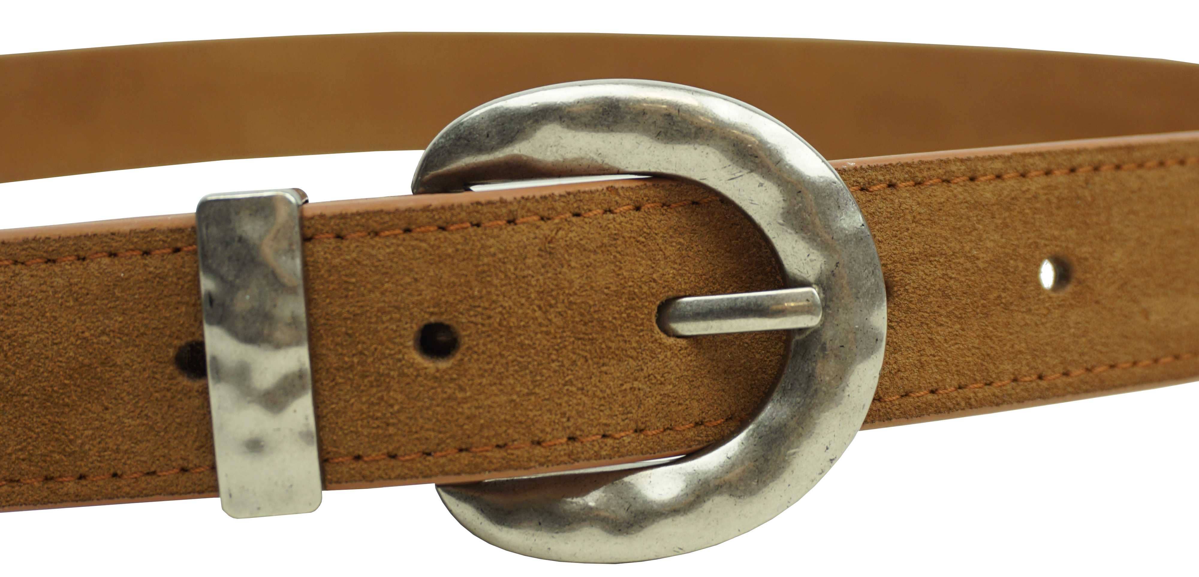 Anais – wholesale Bälte - Dam – Läderbälte med silverfärgad spänne CT39583