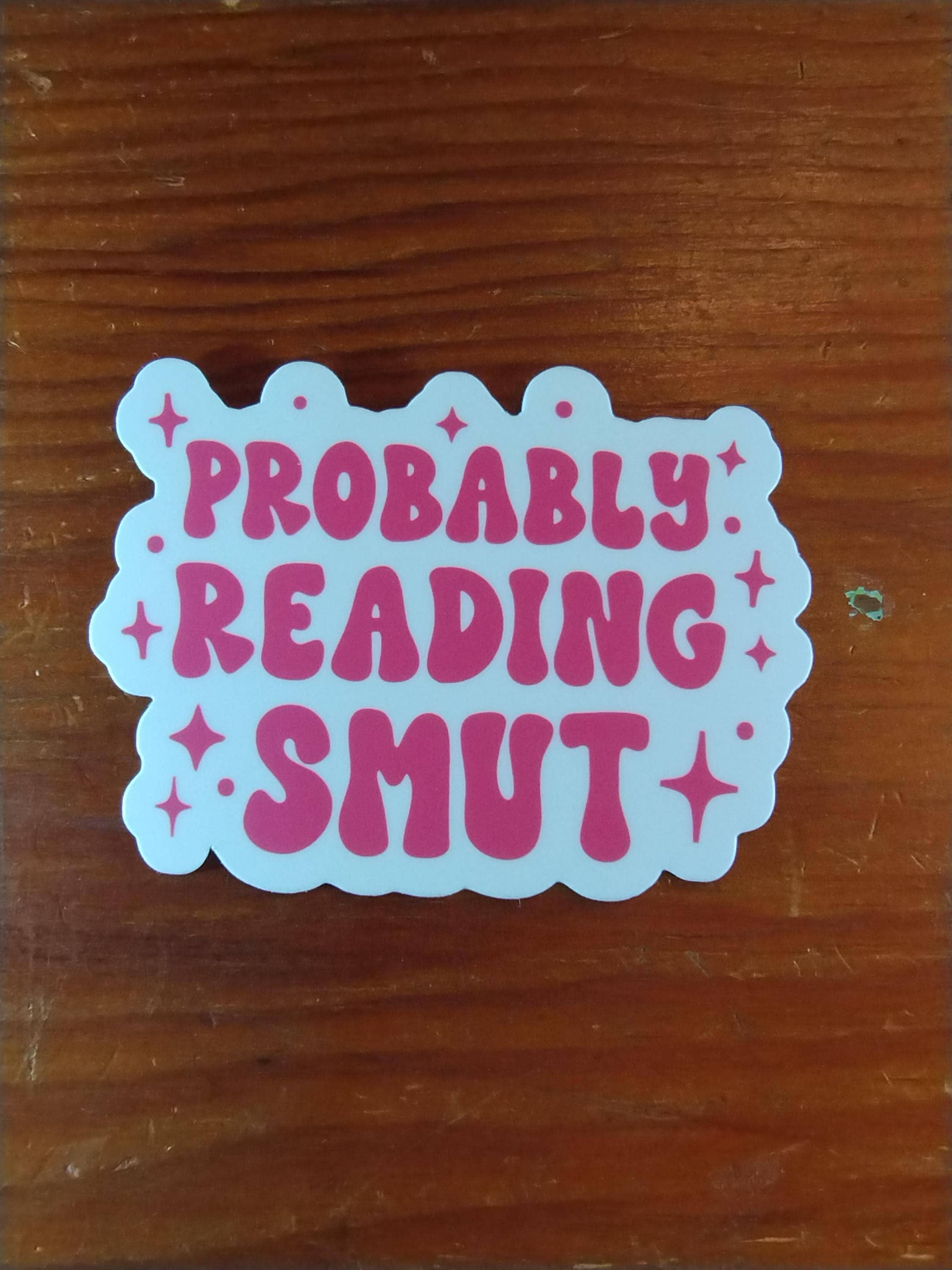The Crafty Bookworm3 - Wholesale Sticker - Probable Reading Smut Romantasy Readers Smut Sticker3