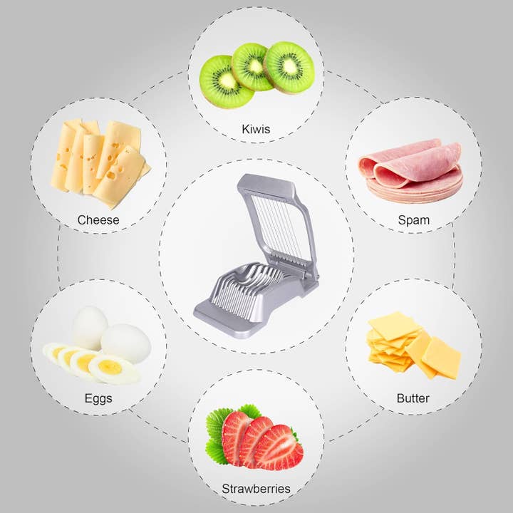 Otterware - Wholesale Kitchen Tool/Gadget - Heavy-Duty Egg Slicer – Stainless Steel Wires & Aluminum Bas5