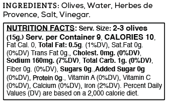 Sutter Buttes - Wholesale Olives - Herbes de Provence Olives – Full-Bodied Artisan Olives 6oz1