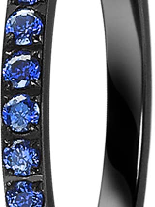 Anel CZ azul denim por atacado de CAPRICCI