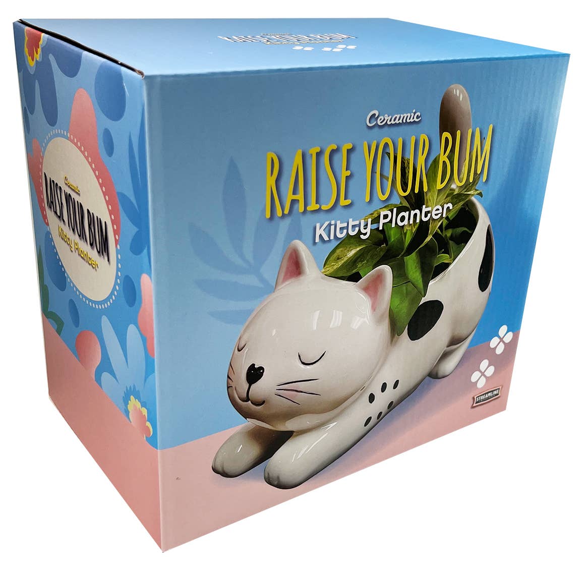 Streamline - Wholesale Plant Pot - Raise Your Bum Kitty Planter1