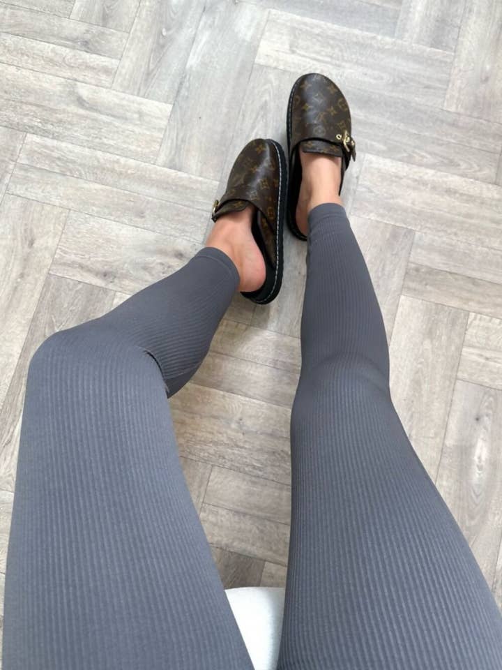 justyouroutfit - Wholesale Athletic/Lounge Leggings - Women's - HIGH WAIST RIBBED GYM LEGGING