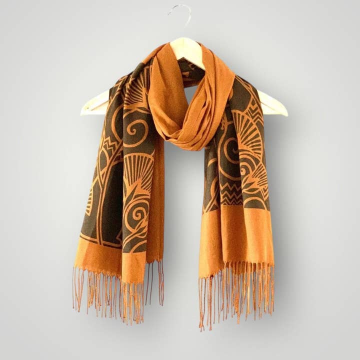 Tan Scarf for wholesale by Rachel Stowe Jewellery