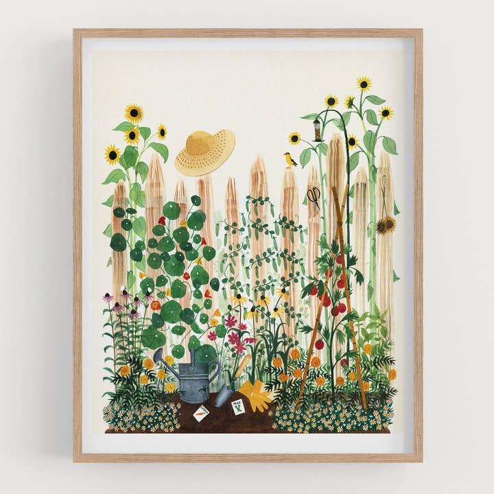 Stampa artistica del giardino della mamma per la vendita all'ingrosso da parte di May We Fly